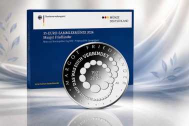 Vorverkauf 35 € in Silber 2026 – Margot Friedländer