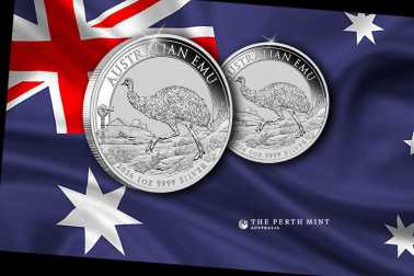 Emu Silber 2026 der Perth Mint: Hier das neue Motiv mit dem Laufvogel!