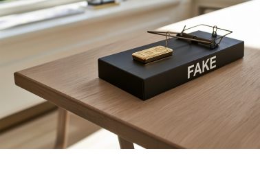 Die Kanzlei ist echt. Das Gold-Angebot nicht. »