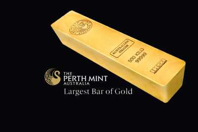 Größter Goldbarren der Welt: 521 Kilo Gold für 68 Mio USD