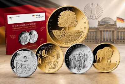 Deutsche Goldmünzen 2026 mit neuem Sicherheitsmerkmal