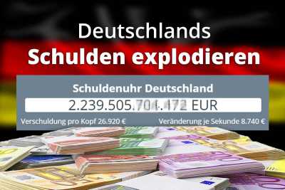Deutschlands Schulden explodieren