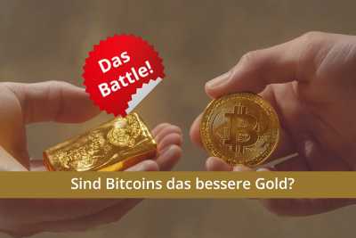 Gold vs. Bitcoin: Der direkte Vergleich