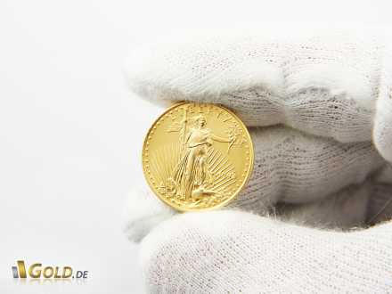 American Eagle Gold - 1/4 oz Motiv-Seite mit Liberty