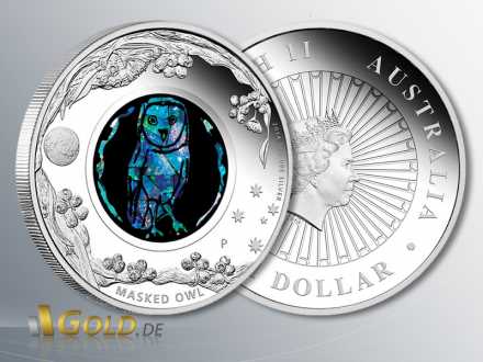 Australian Opal Series 2014, Masked Owl: 6. Ausgabe der Silbermünzen-Serie