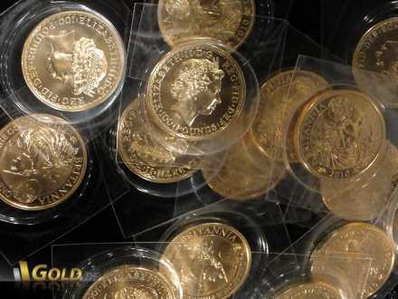 Britannia Goldmünzen im Blister