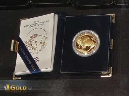 Buffalo Proof Gold Coin - Goldmünze in PP im Etui