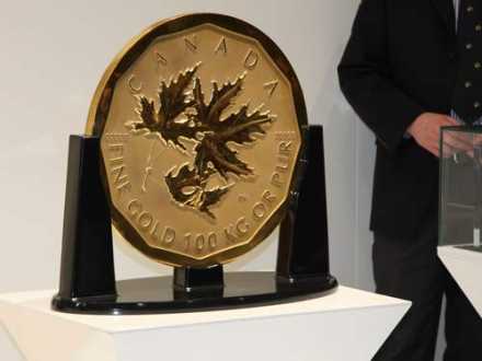 100 Kilo Maple Leaf: Die größte Goldmünze der Welt