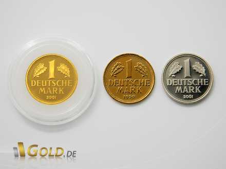 Wertseite der Goldmark, Fälschung und Kursmünze