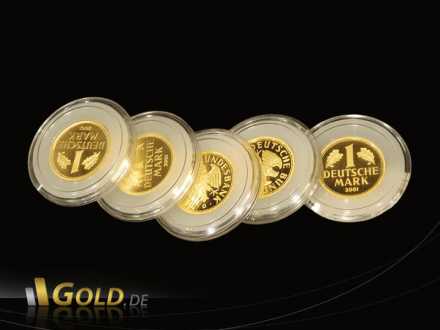 Goldmark - 1 DM Goldmünze von 2001