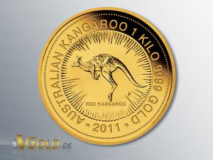 Australian Kanguru 2011, 1 kg Gold