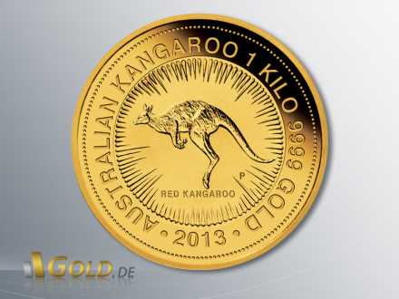Australian Känguru Gold 2013, Motiv 1 kg
