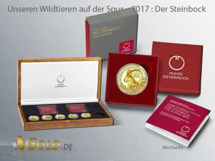 Wildtiere Österreich in Gold 2017: Der Steinbock (Verpackung)
