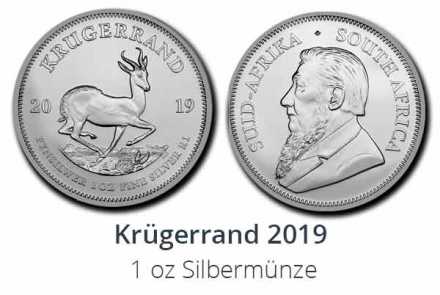 Krügerrand Silber 2019