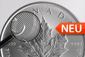 Sicherheitsmerkmal für Maple Leaf Silber ab 2014