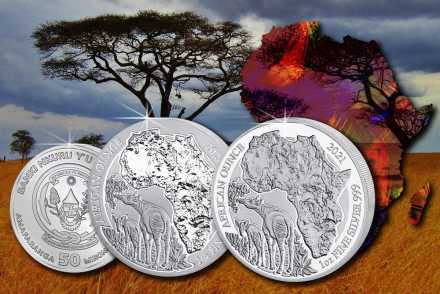 African Ounce Ruanda 2021 - Okapi in Silber: Jetzt neu!