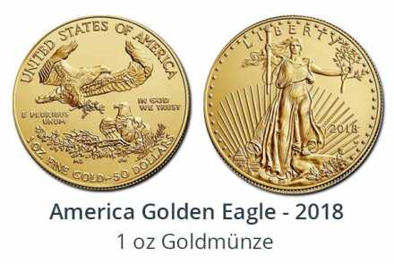 American Golden Eagle 1 oz Uncirculated Coin 2018