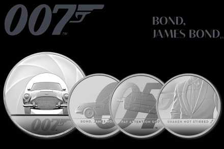 James Bond 007 Special der Royal Mint in Silber