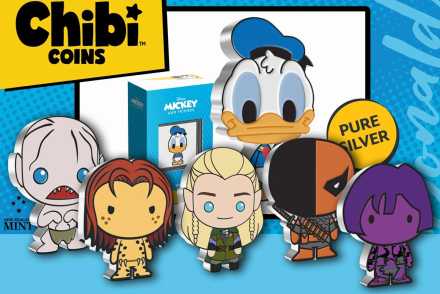 Chibi Coins - neueste Ausgaben zu LOTR, HALO, Disney und DC-Comics!