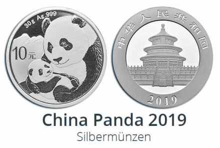 China Panda 2019 Silber