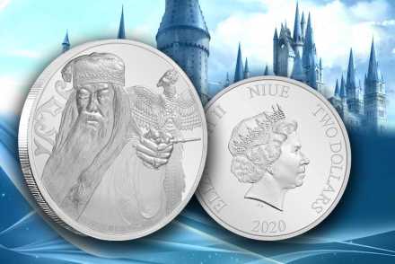 Harry Potter Serie: Dumbledore Silber Proof 1 oz - Neu hier!