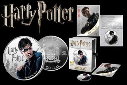Harry Potter jetzt als 1 oz kolorierte Silbermünze - Hier erhältlich!
