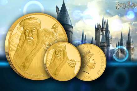 Harry Potter „Dumbledore“ 1 oz & 1/4 oz Gold : Jetzt hier!