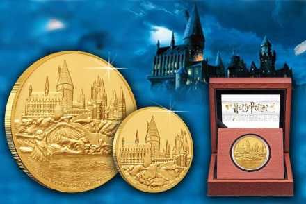 Harry Potter Goldmünzen - Hogwarts Castle Proof - Neue Serie