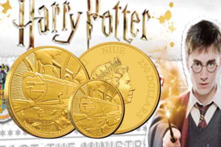 Harry Potter: Hogwarts Express Gold 1 oz und 1/4 oz in Proof