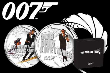 James Bond 007 neue Silbermünzen der Perth Mint jetzt vergleichen!