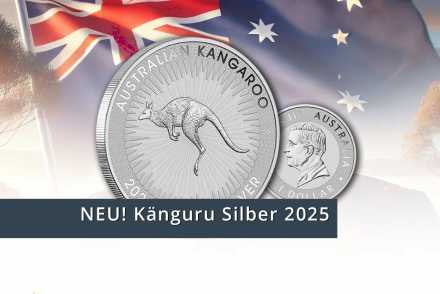 Känguru Silber Perth Mint: Bullionmünze 2025 - JETZT NEU!
