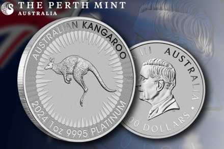 Känguru Platin 2024 – Bullionmünze für Anleger der Perth Mint!