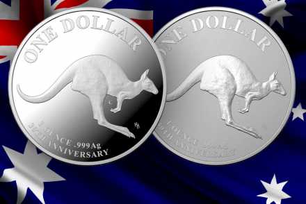Känguru Silber der Royal Australian Mint - Jubiläumsausgabe 30. Jahre
