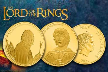 Lord of The Rings - Aragorn und Frodo - Jetzt in Gold !