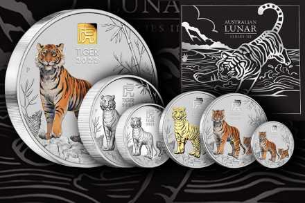 Lunar III 2022 Tiger: Neue Sammlermünzen in Silber erhältlich!
