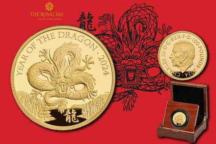 Lunar Serie UK Gold - Neues Motiv Year of the Dragon in PP vergleichen!
