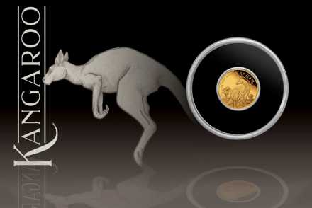 Mini Roo Gold: kleinste australische Kangaroo Goldmünze mit neuem Motiv!