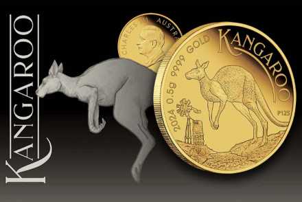 Mini Roo Gold 2024 der Perth Mint: Die kleinste Känguru-Münze der Welt!