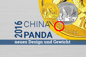China Panda 2016 - PBOC stellt neues Design und Gewicht