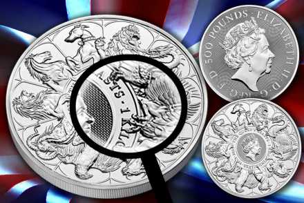 The Queen’s Beasts Completer: Jetzt als 1 kg Silbermünze erhältlich!