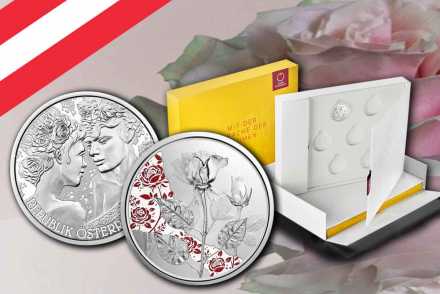 10 Euro Rose 2021 Silber - Neue Serie - Mit der Sprache der Blumen
