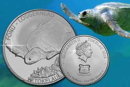 Jetzt erhältlich: Territory of Tokelau 2019 Fonu - Karettschildkröte