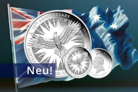 Wedge-Tailed Eagle Silber 2024: Neu Jubiläumsausgabe für Sammler ansehen!