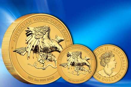 Wedge-Tailed Eagle Gold Reverse Proof Ultra High Relief - Jetzt Neu!