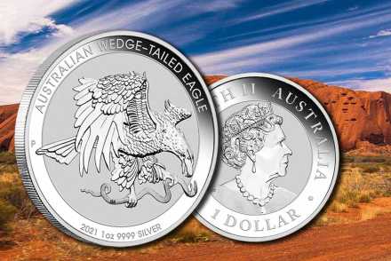 Wedge-Tailed Eagle Silber - Neues Motiv 2021 jetzt bestellen!