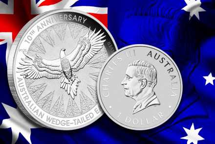 Wedge-tailed Eagle Silber 2024 – Hier neuen Jahrgang in BU anschauen!