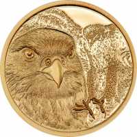 Gold Münze Mongolian Falcon PP - High Relief 2023 PP, High Relief
