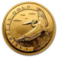 Barbados 2021 Karibischer Pelikan Gold 1 oz 