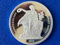 Schweiz 50 Franken 2010 Schützentaler Silber in Polierte Platte --- 