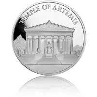 1 Unze Round 7 Wunder der Antike Tempel von Artemis 